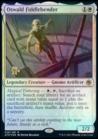 Oswald Fiddlebender [Dungeons & Dragons: Adventures in the Forgotten Realms Prerelease Promos] (PAFR 28)