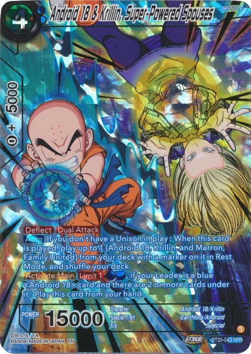 Android 18 & Krillin, Future Spun By Battle (SPR) (BT20-043) [Power Absorbed]