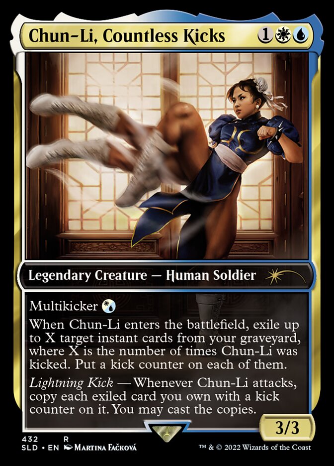 Chun-Li, Countless Kicks [Secret Lair Drop Series] (SLD 432)