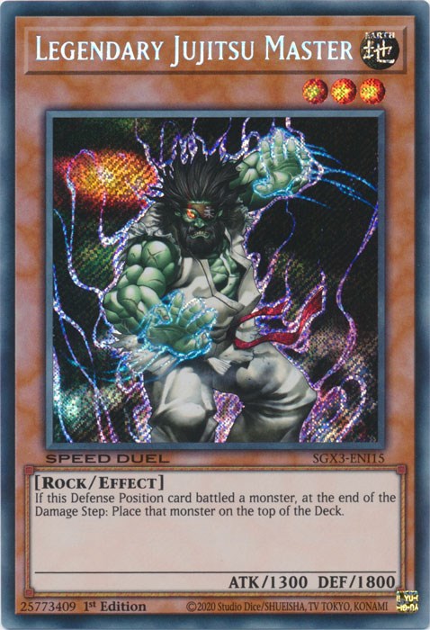 Legendary Jujitsu Master (Secret Rare) [SGX3-ENI15] Secret Rare