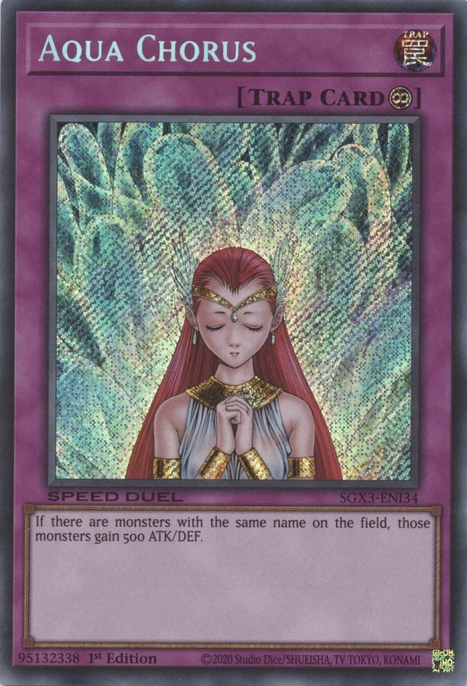 Aqua Chorus (Secret Rare) [SGX3-ENI34] Secret Rare