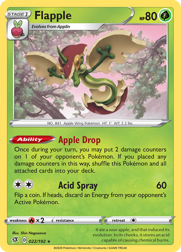 Flapple (22/192) [Sword & Shield: Rebel Clash]