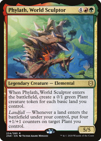 Phylath, World Sculptor (Promo Pack) [Zendikar Rising Promos] (PZNR 234P)