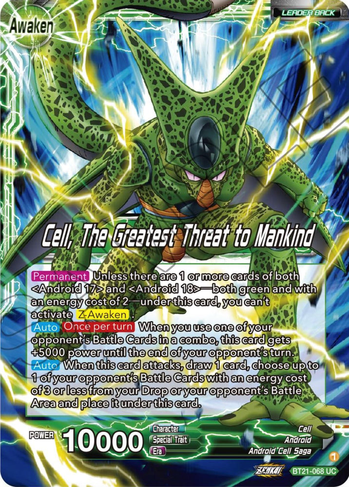Cell // Cell, The Greatest Threat to Mankind (BT21-068) [ZENKAI Series: Set 04]