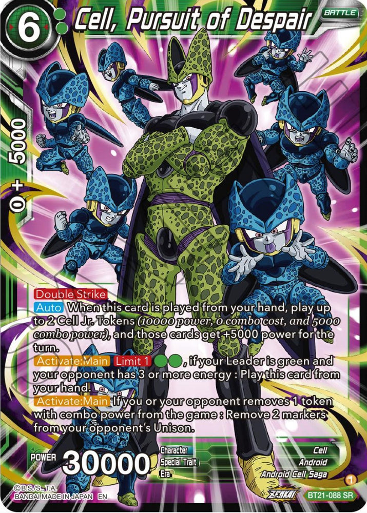 Cell, Pursuit of Despair (BT21-088) [ZENKAI Series: Set 04]