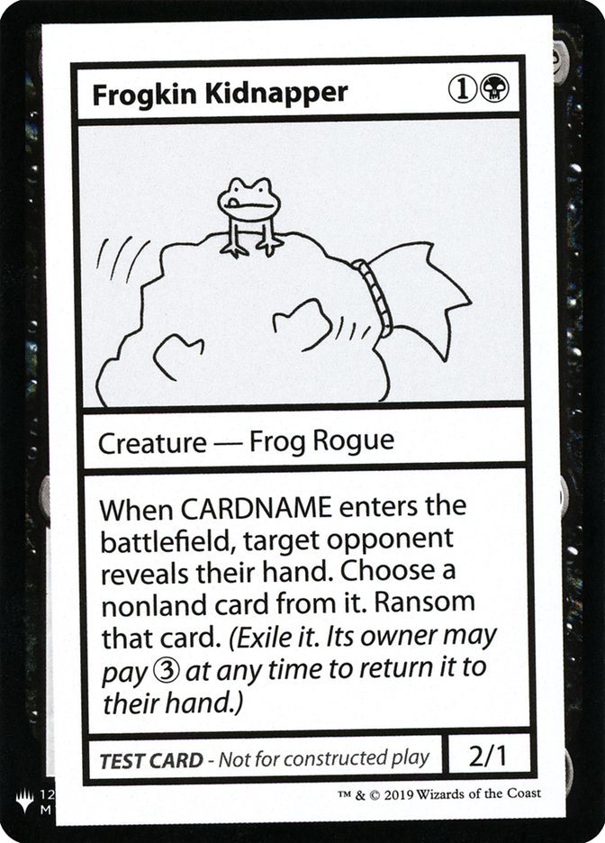 Frogkin Kidnapper [Mystery Booster Playtest Cards] (CMB1 42)