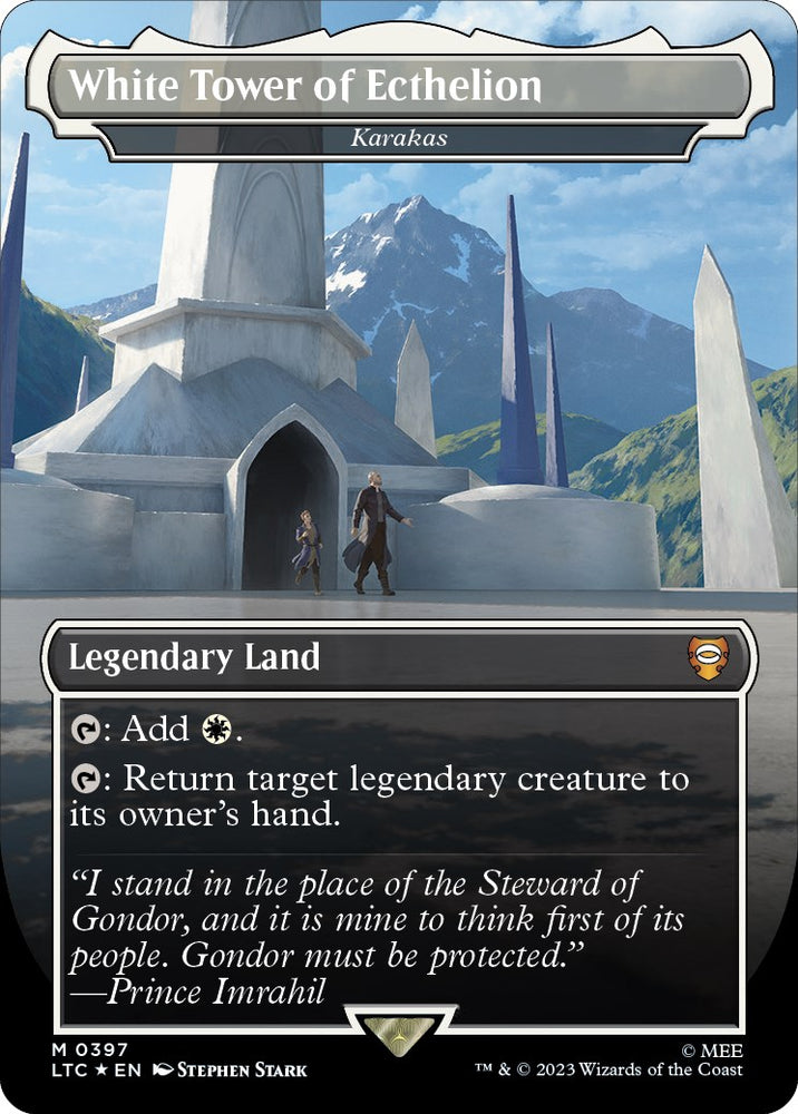 Karakas - White Tower of Ecthelion (Surge Foil Realms and Relics) [The Lord of the Rings: Tales of Middle-Earth Commander]