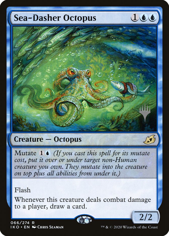Sea-Dasher Octopus (Promo Pack) [Ikoria: Lair of Behemoths Promos] (PIKO 66P)