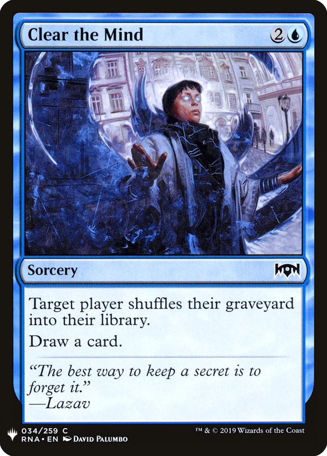 Clear the Mind [Mystery Booster] (MB1 320)