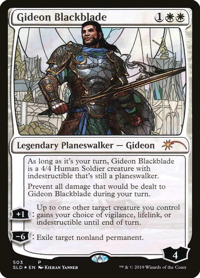 Gideon Blackblade (Secret Lair) [Secret Lair Drop Promos] (PSLD 503)
