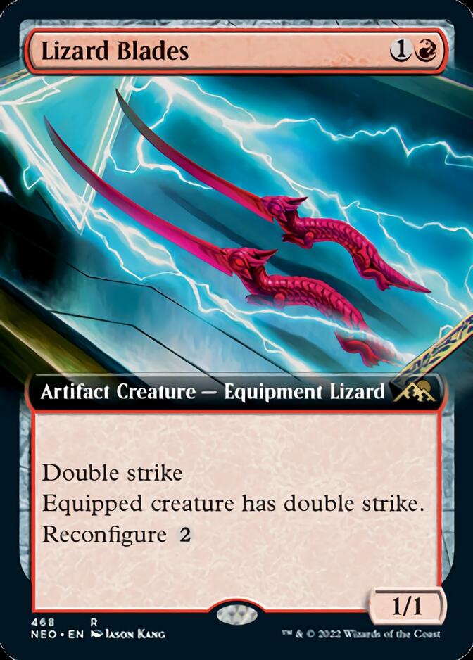 Lizard Blades (Extended) [Kamigawa: Neon Dynasty] (NEO 468)