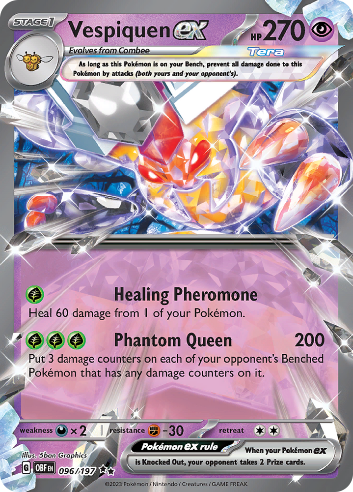 Vespiquen ex (051/108) [Scarlet & Violet: Obsidian Flames]