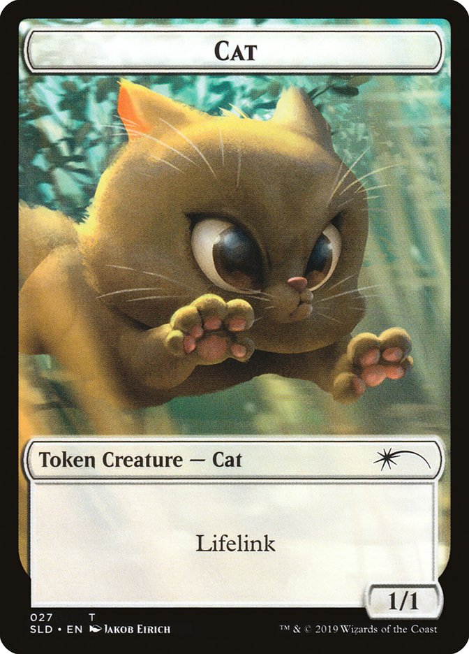 Cat (27) // Cat (28) Double-sided Token [Secret Lair Drop Series] (SLD 27)