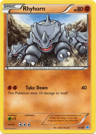 Rhyhorn (15/30) [XY: Trainer Kit - Latias & Latios]