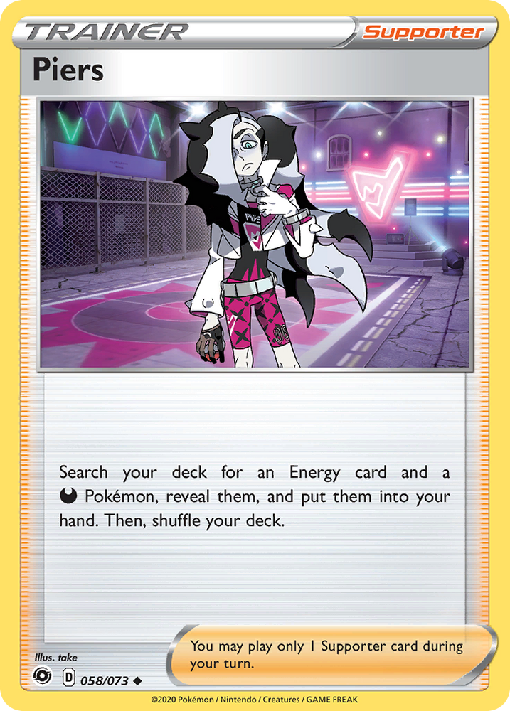 Piers (58/073) [Sword & Shield: Champion's Path]