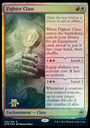Fighter Class [Dungeons & Dragons: Adventures in the Forgotten Realms Prerelease Promos] (PAFR 222)