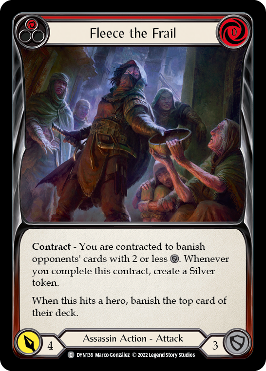 Fleece the Frail [DYN136] (Dynasty)  Rainbow Foil