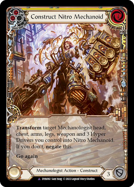 Construct Nitro Mechanoid // Nitro Mechanoid [DYN092] (Dynasty)  Cold Foil