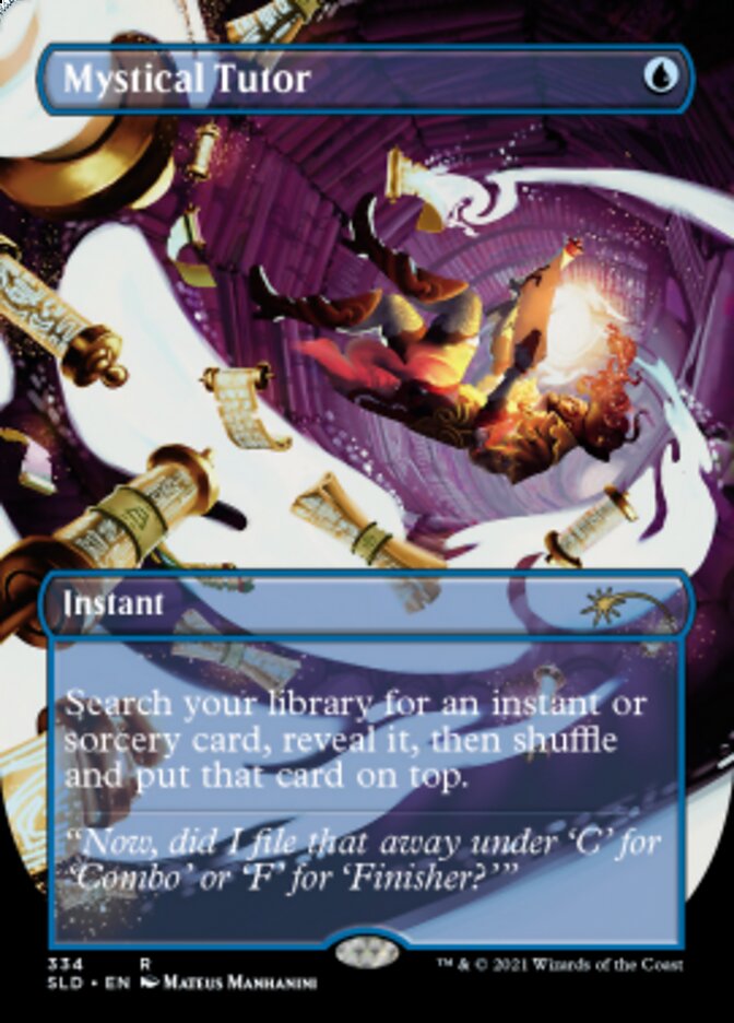 Mystical Tutor (Borderless) [Secret Lair Drop Series] (SLD 334)