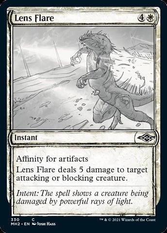Lens Flare (Sketch) [Modern Horizons 2] (MH2 330)