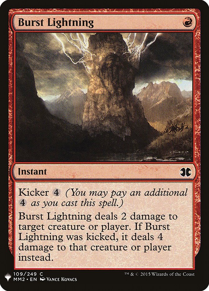 Burst Lightning [Mystery Booster] (MB1 879)