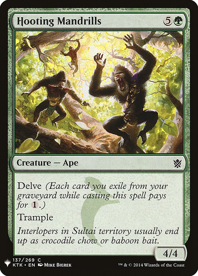 Hooting Mandrills [Mystery Booster] (MB1 1237)