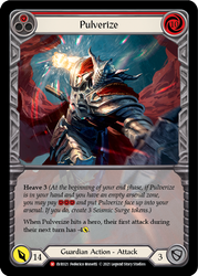 Pulverize [EVR021] 1st Edition Extended Art Rainbow Foil