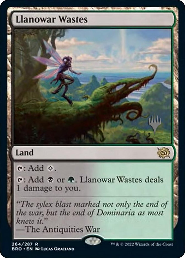 Llanowar Wastes [The Brothers' War: Promo Pack]