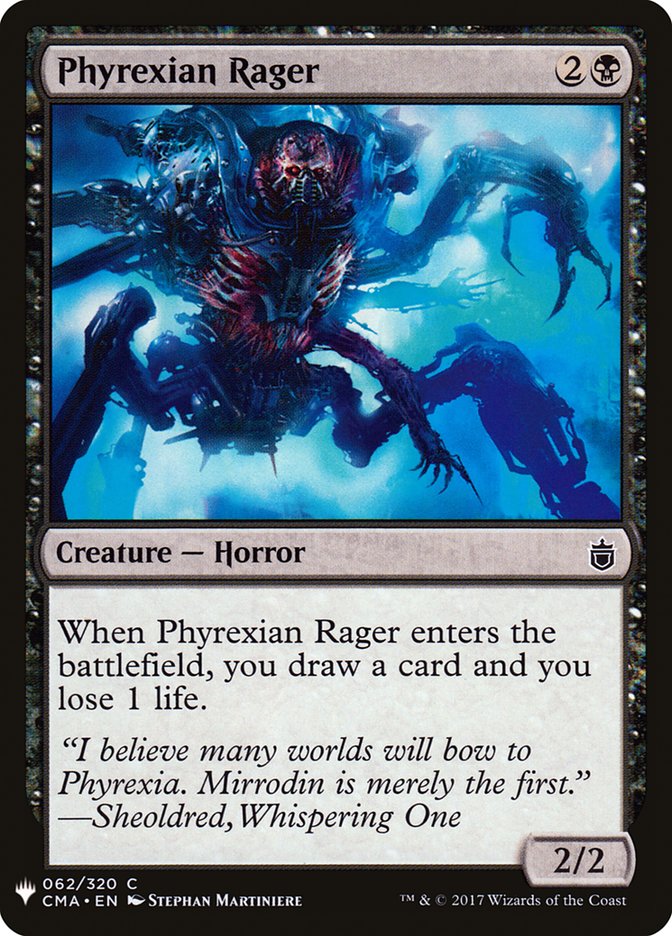 Phyrexian Rager [Mystery Booster] (MB1 732)