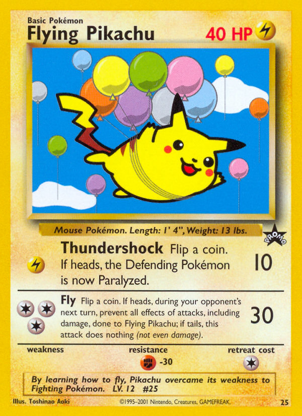 Flying Pikachu (25) [Wizards: Black Star Promos]