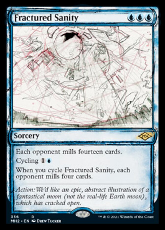 Fractured Sanity (Sketch) [Modern Horizons 2] (MH2 336)