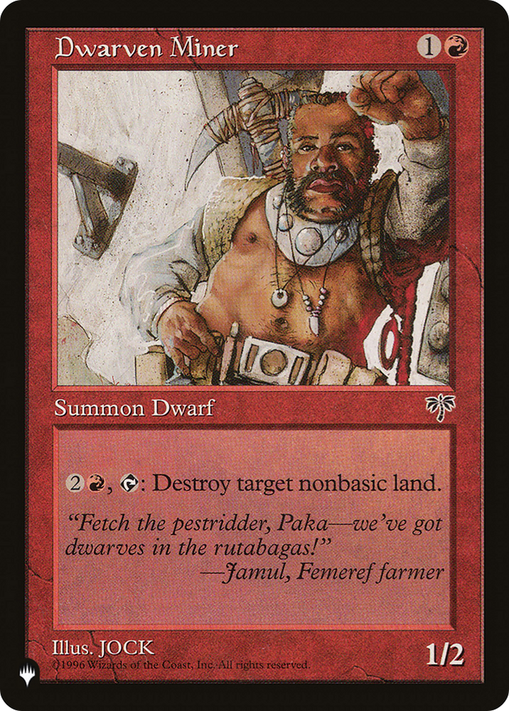 Dwarven Miner [The List] (LMIR 169)