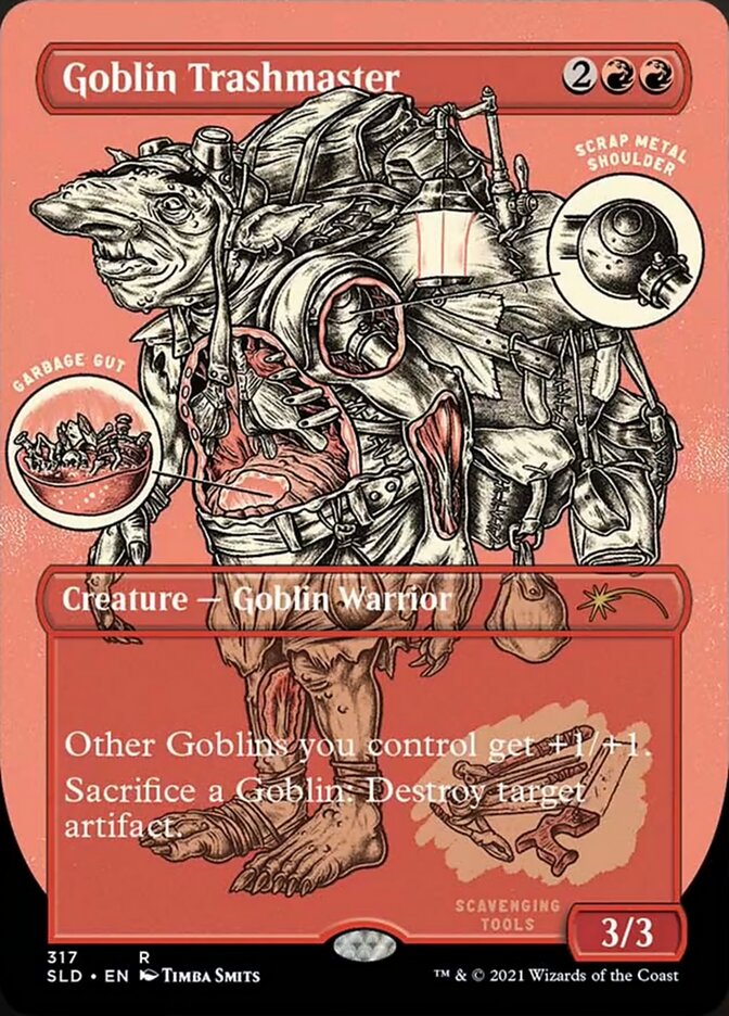 Goblin Trashmaster (Borderless Foil Etched) [Secret Lair Drop Series] (SLD 317)