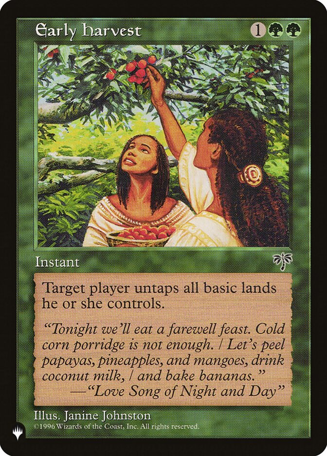 Early Harvest [The List] (LMIR 213)