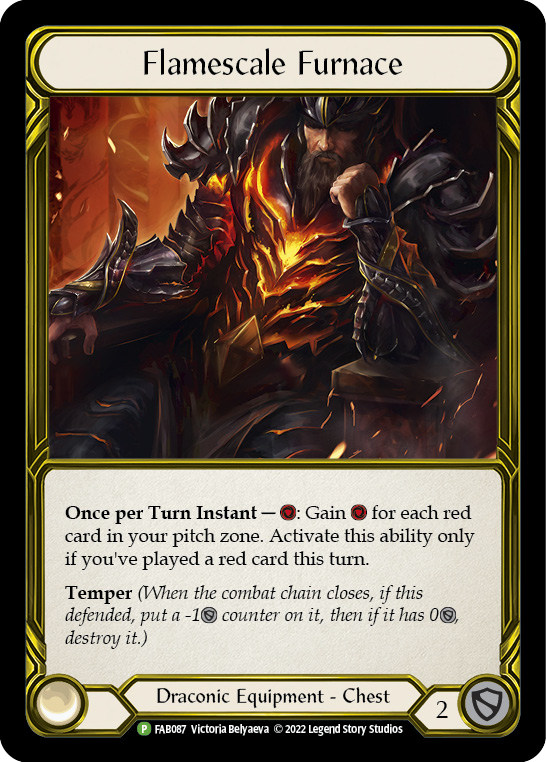 Flamescale Furnace [FAB087] (Promo)  Cold Foil