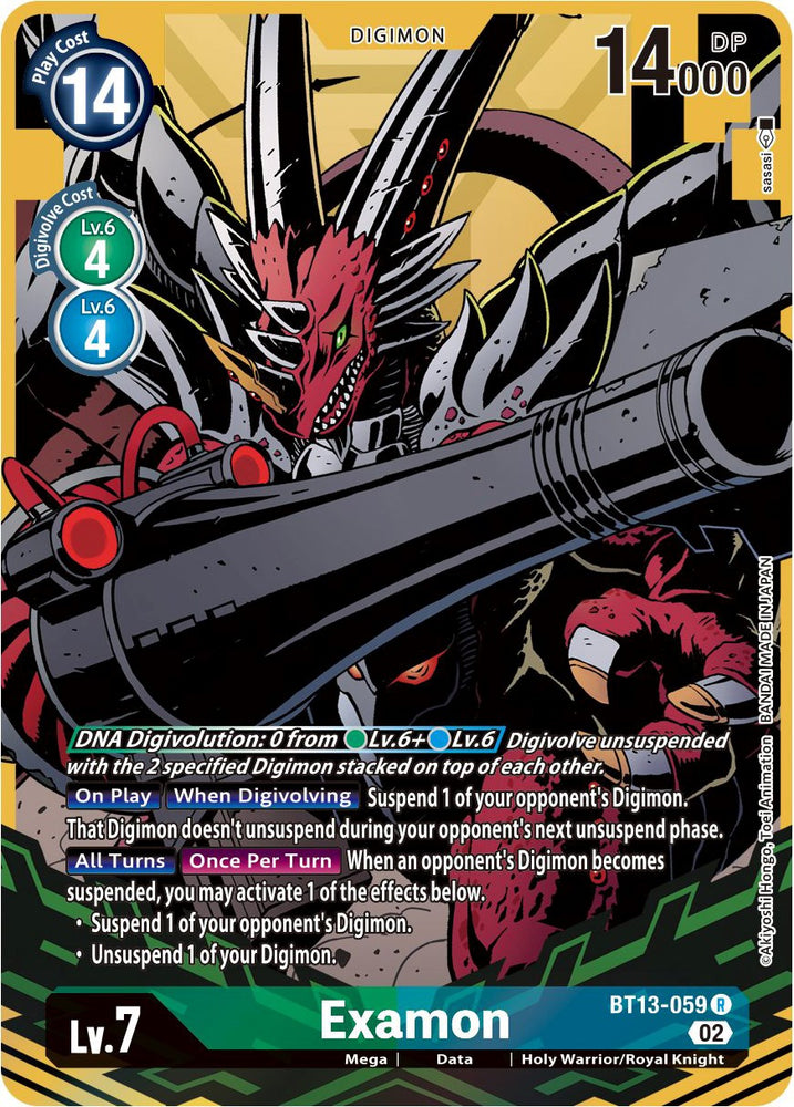 Examon [BT13-059] (Alternate Art) [Versus Royal Knight Booster]
