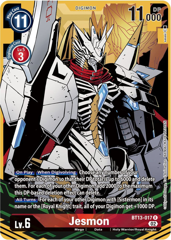 Jesmon [BT13-017] (Alternate Art) [Versus Royal Knight Booster]