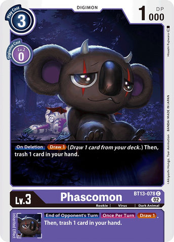 Phascomon [BT13-078] [Versus Royal Knight Booster]