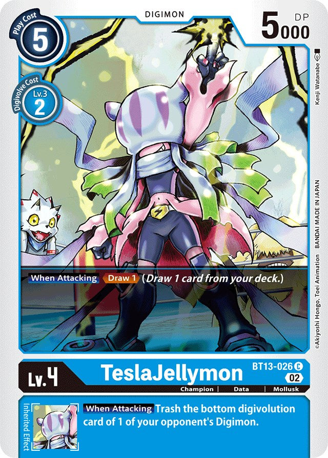 TeslaJellymon [BT13-026] [Versus Royal Knight Booster]