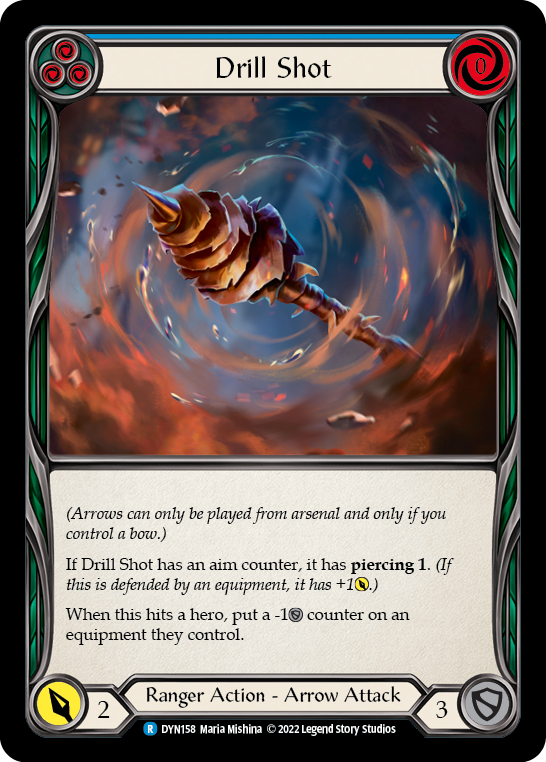 Drill Shot [DYN158] (Dynasty)  Rainbow Foil