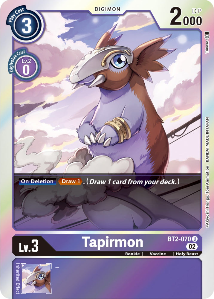 Tapirmon [BT2-069] (Resurgence Booster Reprint) [Resurgence Booster]