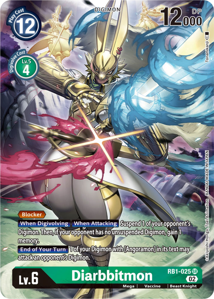 Diarbbitmon [RB1-025] (Alternate Art) [Resurgence Booster]