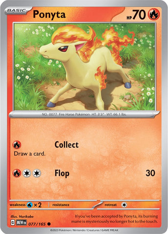 Ponyta (077/165) [Scarlet & Violet: 151]