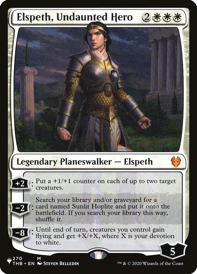 Elspeth, Undaunted Hero [The List] (LTHB 270)