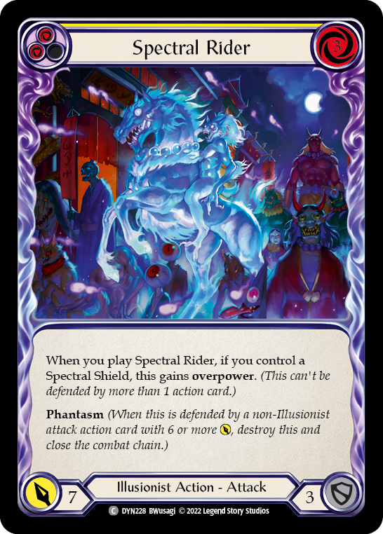 Spectral Rider [DYN228] (Dynasty)  Rainbow Foil