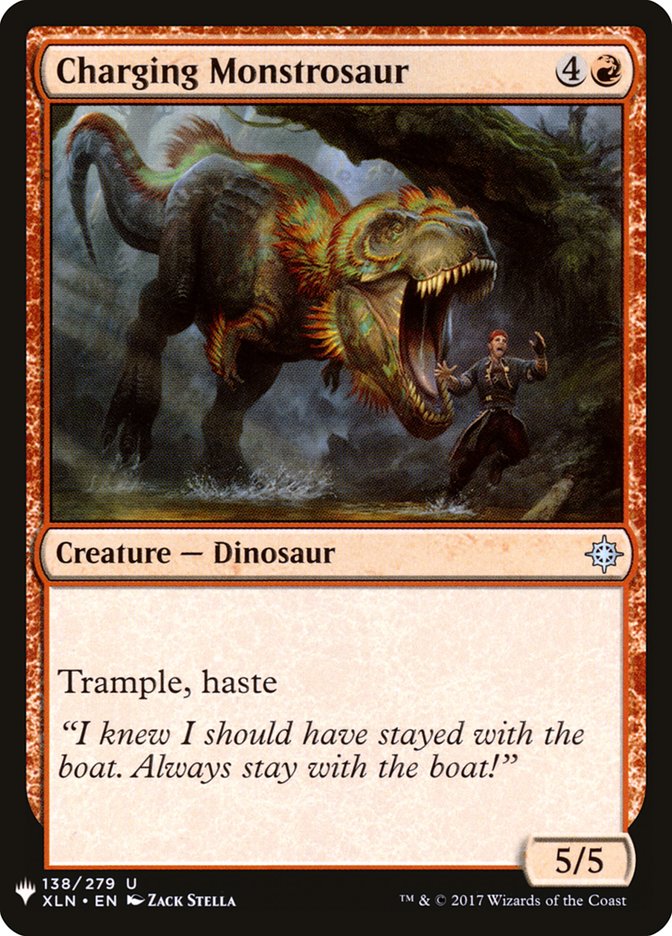 Charging Monstrosaur [Mystery Booster] (MB1 886)