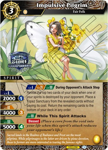 Impulsive Pilgrim (Championship Pack 2023 Vol. 3) (BSS03-028) [Launch & Event Promos]