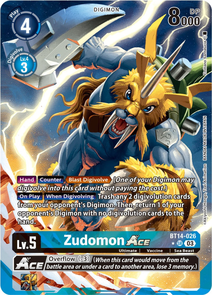 Zudomon Ace [BT14-026] [Blast Ace Booster]