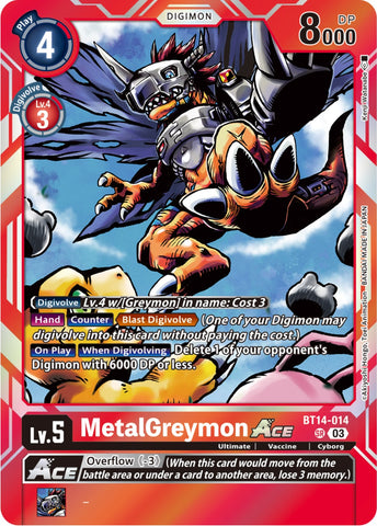 MetalGreymon Ace [BT14-014] [Blast Ace Booster]