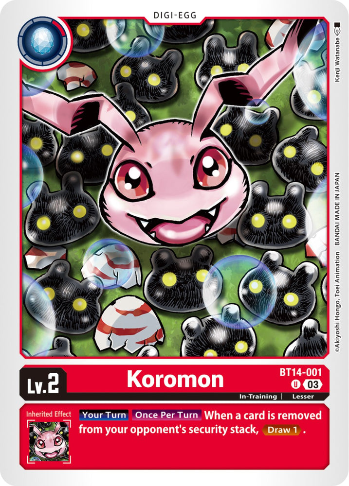 Koromon [BT14-001] [Blast Ace Booster]